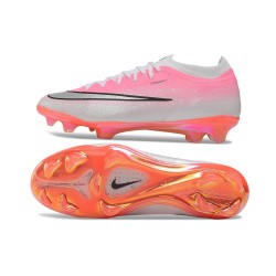 Nike Chaussures Zoom Mercurial Vapor 17 Elite FG Rose Argent
