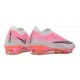 Nike Chaussures Zoom Mercurial Vapor 17 Elite FG Rose Argent