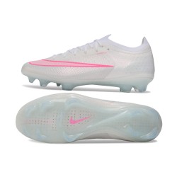 Nike Chaussures Zoom Mercurial Vapor 17 Elite FG Blanc Rose