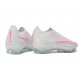 Nike Chaussures Zoom Mercurial Vapor 17 Elite FG Blanc Rose