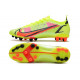 Chaussures de football Nike Mercurial Vapor 14 Élite AG Volt Carmin Noir