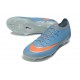 Crampon Nike Mercurial Vapor XVII Elite FG Bleu Orange