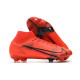 Chaussures de football Nike Mercurial Superfly 8 Élite FG Rouge Noir