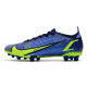 Chaussures Nike Mercurial Vapor 14 Élite AG Sapphire Volt Bleu