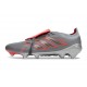Adidas Predator 26 Elite Fold-over Tongue FG Gris Rouge