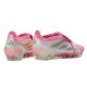 Adidas Predator 26 Elite Fold-over Tongue FG Rose Blanc