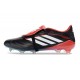 Adidas Predator 26 Elite Fold-over Tongue FG Noir Blanc Rouge