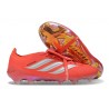 Adidas Predator 26 Elite Fold-over Tongue FG Rouge Argent