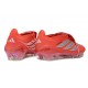 Adidas Predator 26 Elite Fold-over Tongue FG Rouge Argent