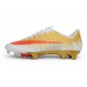 Chaussure de Soccer Nike Mercurial Superfly 11 Elite FG Ronaldo Dore Rouge
