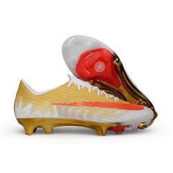 Chaussure de Soccer Nike Mercurial Superfly 11 Elite FG Ronaldo Dore Rouge