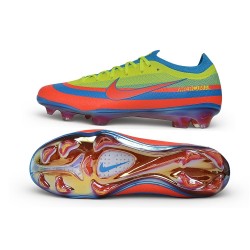 Crampon Nike Mercurial Vapor XVII Elite FG Jaune Bleu Rouge