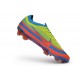 Crampon Nike Mercurial Vapor XVII Elite FG Jaune Bleu Rouge