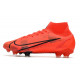Chaussures de football Nike Mercurial Superfly 8 Élite FG Rouge Noir