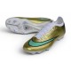 Nike Air Zoom Mercurial Vapor 17 Elite FG Nouveau Or Vert