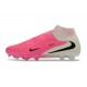Chaussure de Foot Nike Phantom 6 High Elite FG Rose Noir Blanc