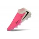 Chaussure de Foot Nike Phantom 6 High Elite FG Rose Noir Blanc