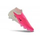 Chaussure de Foot Nike Phantom 6 High Elite FG Rose Noir Blanc