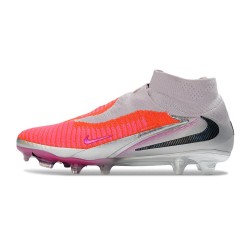 Nike Crampons Phantom 6 Elite High FG Alexia Putellas Brt Rouge Noir