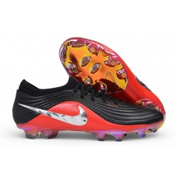 Crampons Nike Tiempo Legend IX Elite FG Noir Jaune Rouge