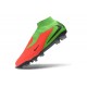 Chaussure de Foot Nike Phantom 6 High Elite FG Hot Punch Noir Vert Strike