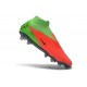 Chaussure de Foot Nike Phantom 6 High Elite FG Hot Punch Noir Vert Strike