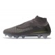 Chaussure de Foot Nike Phantom 6 High Elite FG Gris Noir