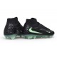 Chaussure de Foot Nike Phantom 6 High Elite FG Noir Vert Illusion