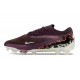 Crampons de Foot Nike Phantom 6 Elite Low FG Bordeaux Crush Rouge Univ Fossile 