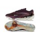 Crampons de Foot Nike Phantom 6 Elite Low FG Bordeaux Crush Rouge Univ Fossile 