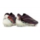 Crampons de Foot Nike Phantom 6 Elite Low FG Bordeaux Crush Rouge Univ Fossile 