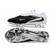 Crampons de Foot Nike Phantom 6 Elite Low FG Noir Blanc