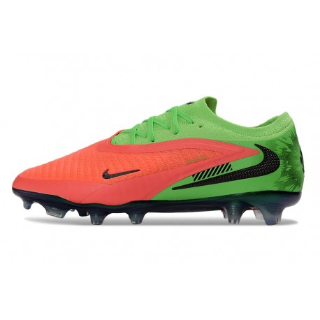 Crampons de Foot Nike Phantom 6 Elite Low FG Rouge Vert