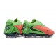 Crampons de Foot Nike Phantom 6 Elite Low FG Rouge Vert