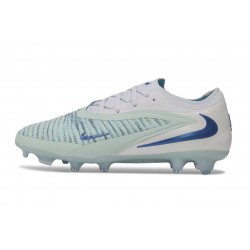 Crampons de Foot Nike Phantom 6 Elite Low FG Bleu Glacier