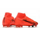 Chaussures de football Nike Mercurial Superfly 8 Élite FG Rouge Noir