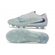 Crampons de Foot Nike Phantom 6 Elite Low FG Bleu Glacier