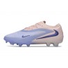 Crampons de Foot Nike Phantom 6 Elite Low FG Bleu lavande Pêche pâle