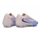 Crampons de Foot Nike Phantom 6 Elite Low FG Bleu lavande Pêche pâle