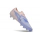 Crampons de Foot Nike Phantom 6 Elite Low FG Bleu lavande Pêche pâle