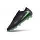 Crampons de Foot Nike Phantom 6 Elite Low FG Noir Vert Illusion