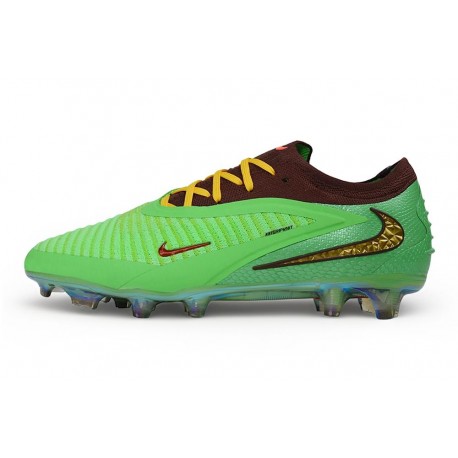 Crampons de Foot Nike Phantom 6 Elite Low FG Vert