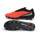 Crampons de Foot Nike Phantom 6 Elite Low FG Brt Rouge foncé Fumé Noir
