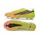 Crampons Nouvelle adidas F50 Hyperfast EVO FG Jaune Noir Solar Turquoise