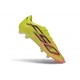 Crampons Nouvelle adidas F50 Hyperfast EVO FG Jaune Noir Solar Turquoise