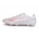 Crampons Nouvelle adidas F50 Hyperfast EVO FG Blanc Rose