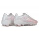 Crampons Nouvelle adidas F50 Hyperfast EVO FG Blanc Rose
