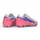 Crampons Nouvelle adidas F50 Hyperfast EVO FG Blanc Violet Rose