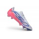 Crampons Nouvelle adidas F50 Hyperfast EVO FG Blanc Violet Rose