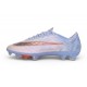 Chaussure de Soccer Nike Mercurial Superfly 11 Elite FG Blanc Bleu Orange